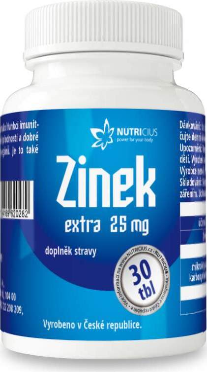 Zinek EXTRA 25mg tbl.30