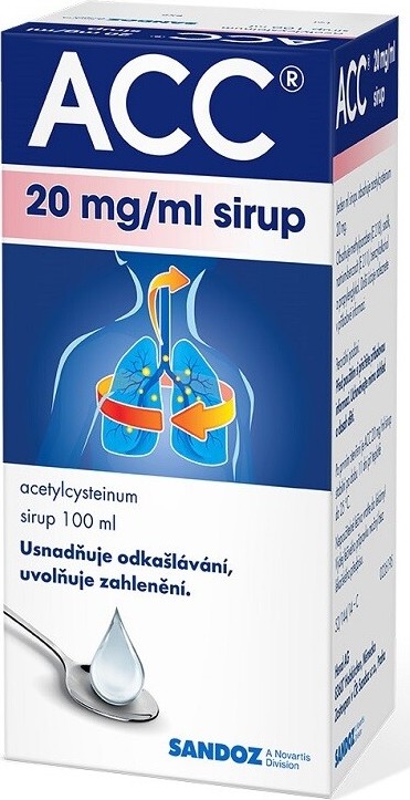 ACC 20 mg/ml sirup 100 ml