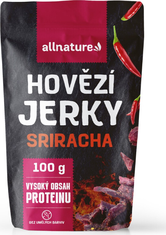Allnature BEEF Sriracha Jerky 100g