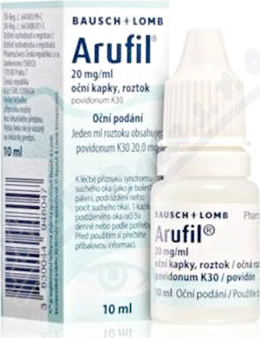 ARUFIL 20MG/ML oční podání kapky