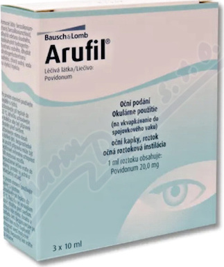 ARUFIL 20MG/ML oční podání kapky