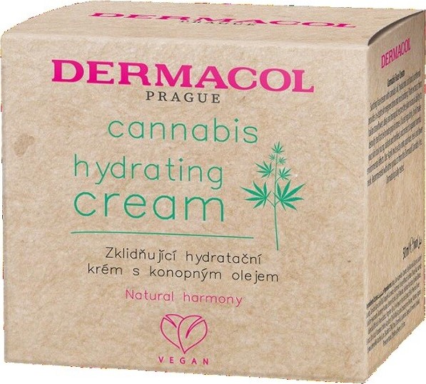Dermacol Cannabis Zklidňující hydratační krém 50 ml