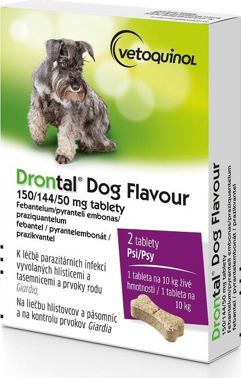 Drontal Dog Flavour 150/144/50mg tbl.2