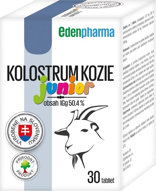 Edenpharma Kolostrum kozí Junior tbl.30