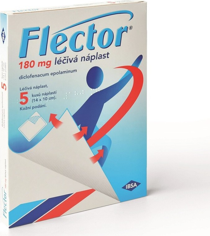 FLECTOR 180MG léčivé náplasti 5
