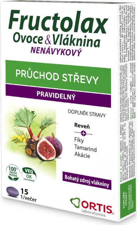 Fructolax Ovoce&Vláknina TABLETY tbl.15