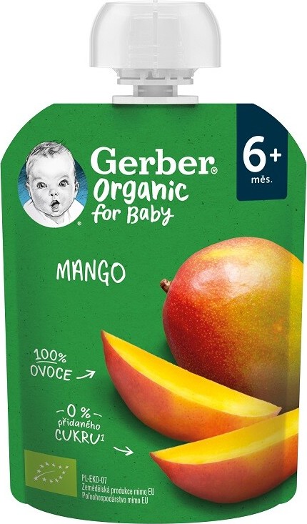 Gerber Kapsička mango 100% BIO 90g