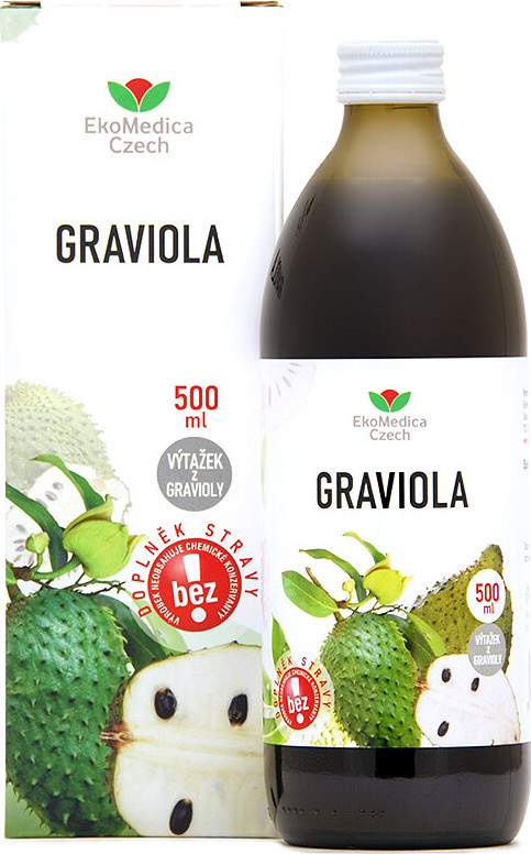 Graviola výtažek z gravioly 500ml EKOMEDICA