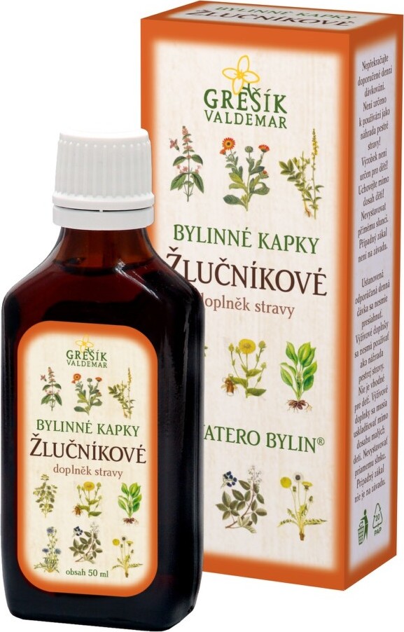 Grešík kapky Žlučníkové 50 ml Devatero bylin