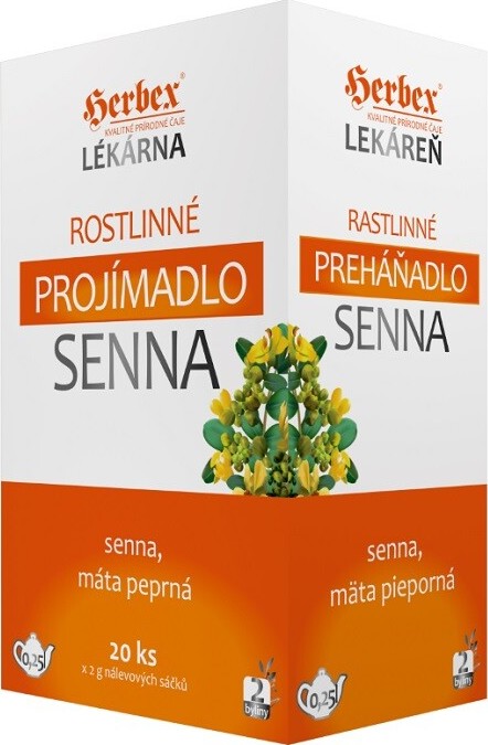 HERBEX lékárna Rostlin.projímadlo SENNA n.s.20x2g