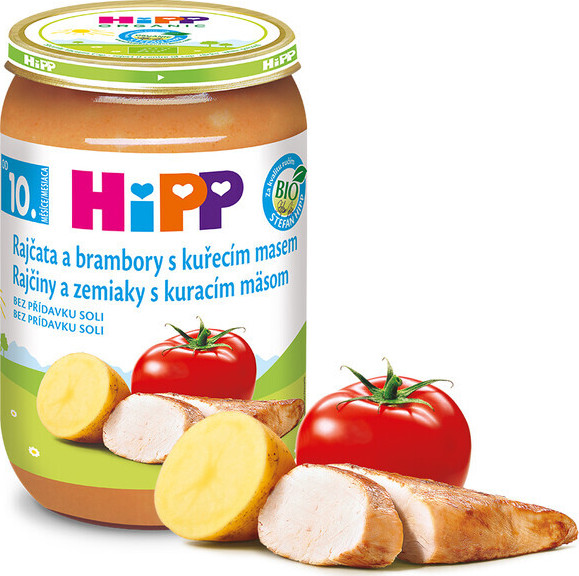 HiPP JUNIOR BIO Rajčata a brambory s kuřecím 220g
