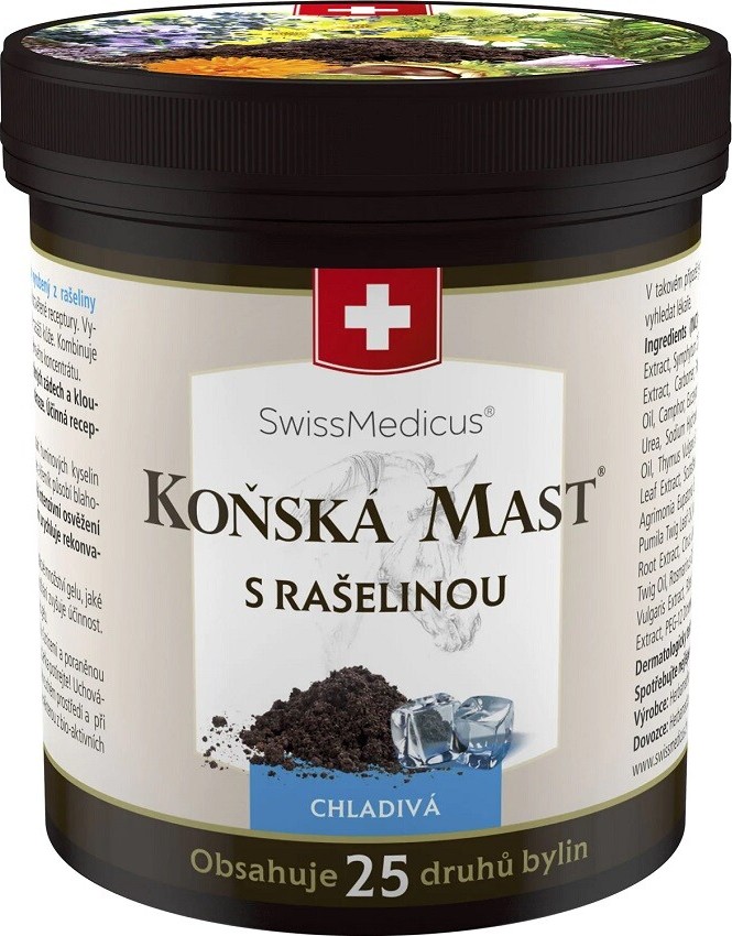 Koňská mast s rašelinou chladivá 250ml