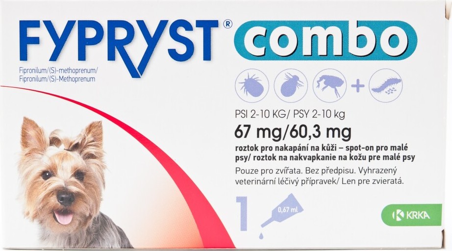 Krka Fypryst combo Spot on Dog S 2-10 kg 1x0