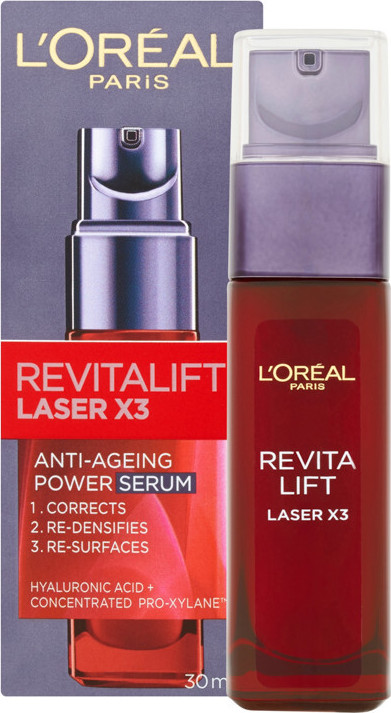 L´Oréal Paris Revitalift Laser X3 pleťové sérum proti stárnutí pleti 30 ml - balení 2 ks