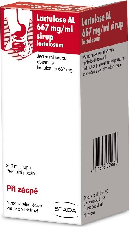 LACTULOSE AL 667MG/ML sirup 1X200ML