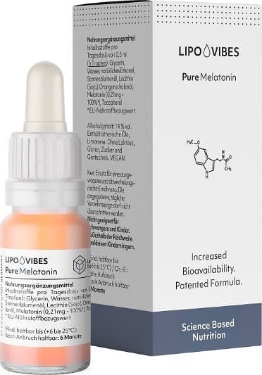 Lipovibes Pure Melatonin 10 ml