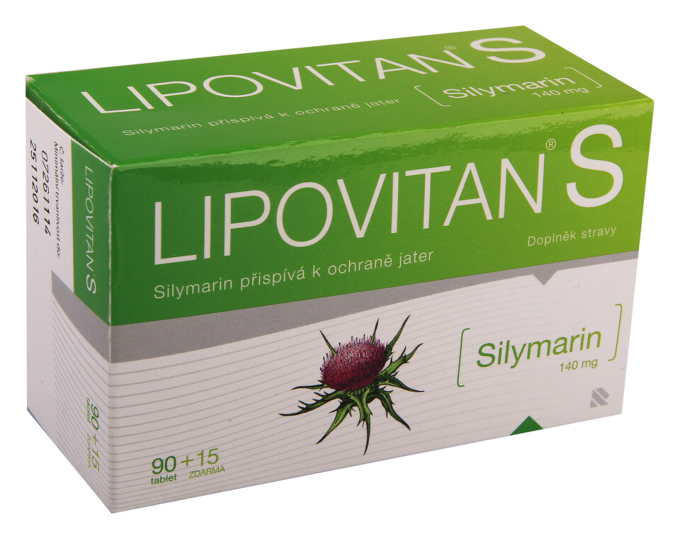 Lipovitan S tbl.90+15 zdarma