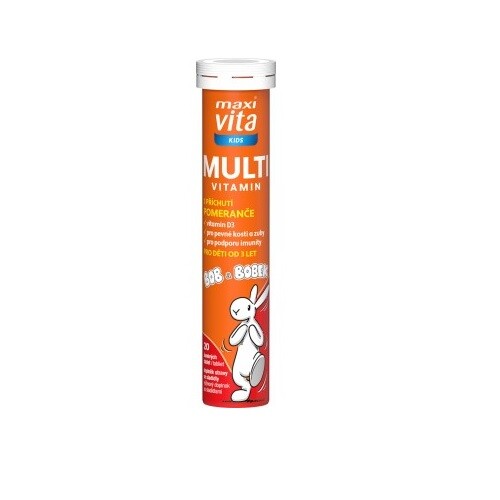 Maxi Vita Kids Multivitamin 20 šumivých tablet