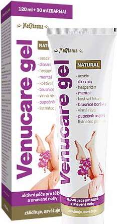 MedPharma Venucare gel NATURAL 120ml+30ml ZDARMA