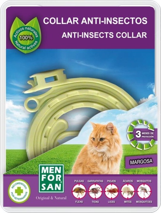 Menforsan Antiparazitní obojek pro kočky 33cm