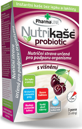 Nutrikaše probiotic s višněmi 180g (3x60g)