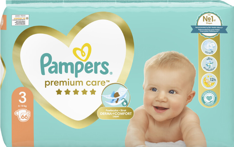 Pampers Premium Care plenky velikost 3 66ks