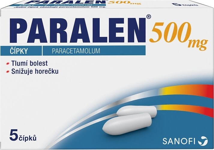 PARALEN 500MG čípek 5