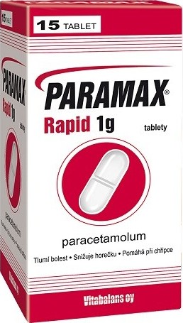 PARAMAX RAPID 1G neobalené tablety 15