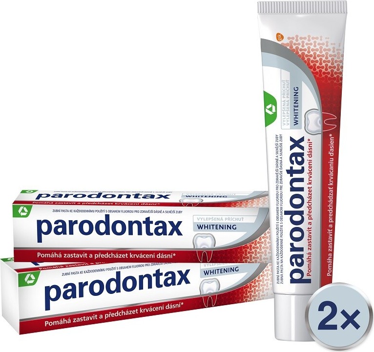 Parodontax Whitening zubní pasta 75ml - balení 2 ks