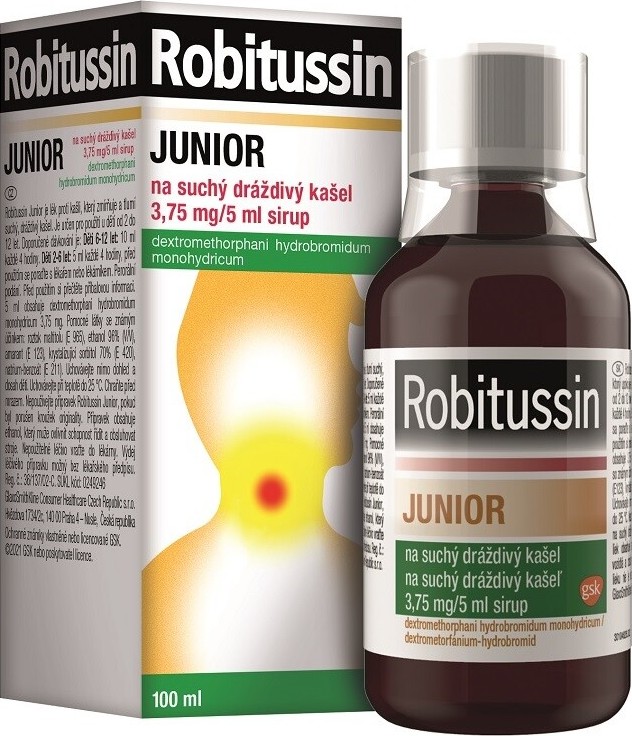 ROBITUSSIN JUNIOR NA SUCHÝ DRÁŽDIVÝ KAŠEL 3