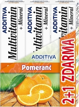 Sada Additiva MM 2+1 pomeranč šumivé tbl.3x20ks