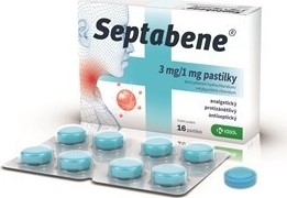 SEPTABENE CITRON A BEZOVÝ KVĚT 3MG/1MG pastilka 16