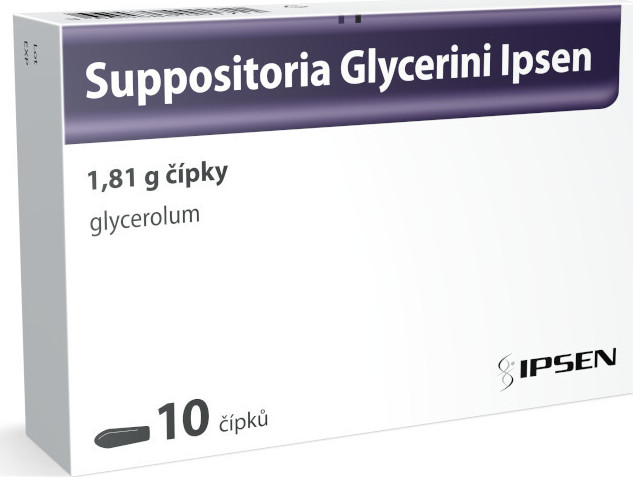 Suppositoria Glycerini Ipsen Glycerinové čípky 1
