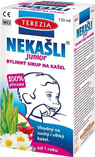 TEREZIA NEKAŠLI Junior přírodní bylinný sirup 150ml