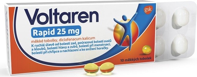 VOLTAREN RAPID 25MG měkké tobolky 10 I