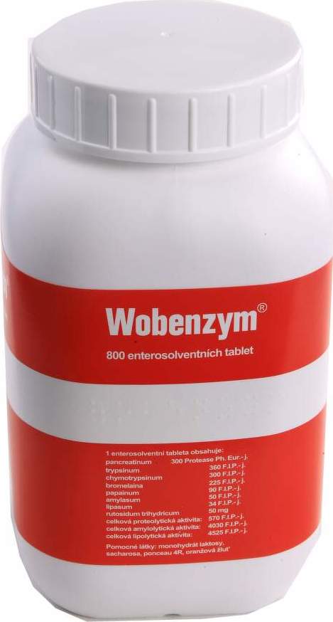 WOBENZYM enterosolventní tableta 800