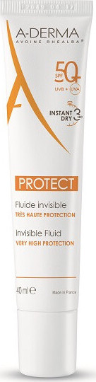 A-DERMA Protect Transparetní fluid SPF50+ 40ml