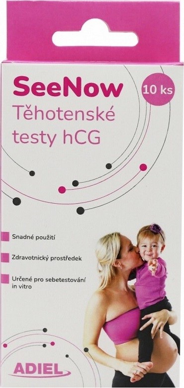 ADIEL SeeNow těhotenské testy hCG 10ks