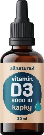 Allnature Vitamin D3 2000IU 30ml