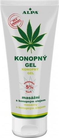 Alpa Konopný gel masážní 100 ml