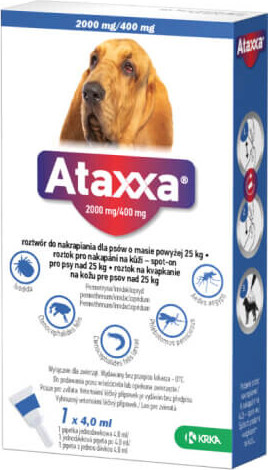 Ataxxa pro psy nad 25kg spot-on 1x4ml