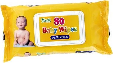 Baby Wipes Dětské vlhčené ubrousky s vitaminem E 80ks