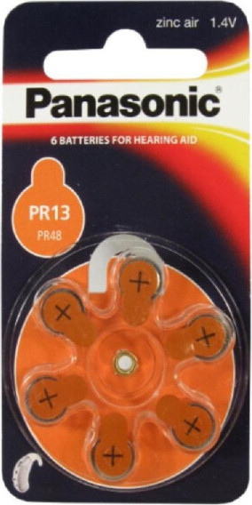 Baterie do naslouchadel PR - 13L(48)/6LB Panasonic