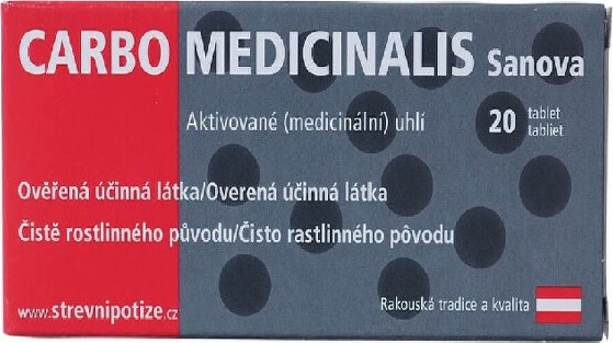 Carbo Medicinalis Sanova tbl.20