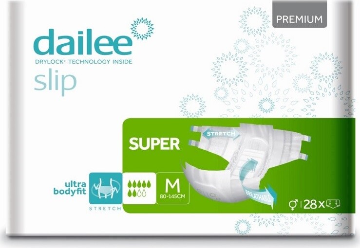 Dailee Slip Premium SUPER inkontinenční kalhotky M 28ks