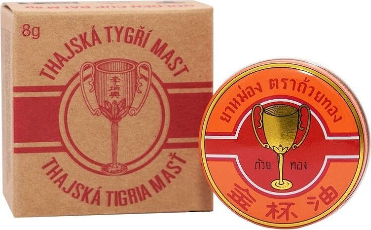 GC Pharmaceutical thajská tygří mast Golden Cup balm 8g