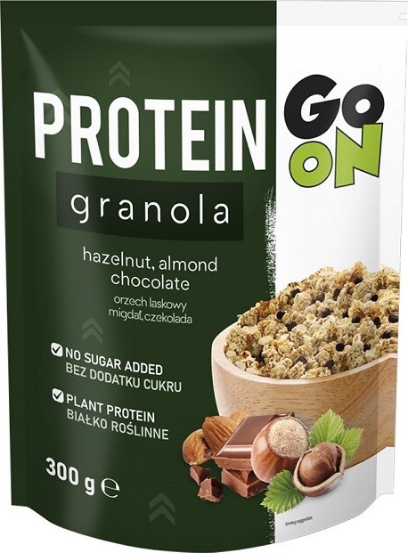 GO ON Proteinová granola s čokoládou a ořechy 300g