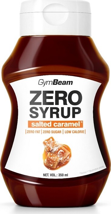 GymBeam Zero Syrup salted caramel 350ml