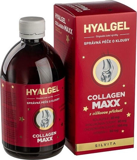 Hyalgel Collagen MAXX 500 ml příchuť VIŠEŇ