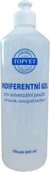 Indiferentní gel TOPVET pro univerz.použití 600ml